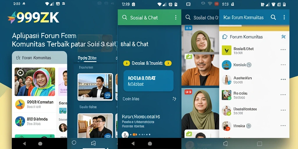 Screenshot antarmuka 999ZK yang menampilkan forum komunitas.