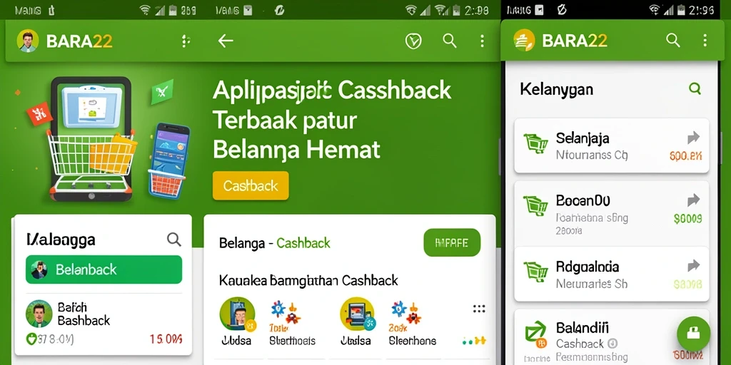 Tampilan antarmuka pengguna BARA22 yang intuitif dan menarik.