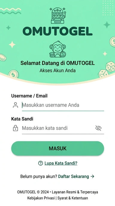 Cara Mudah Masuk Akun omutogel di Android